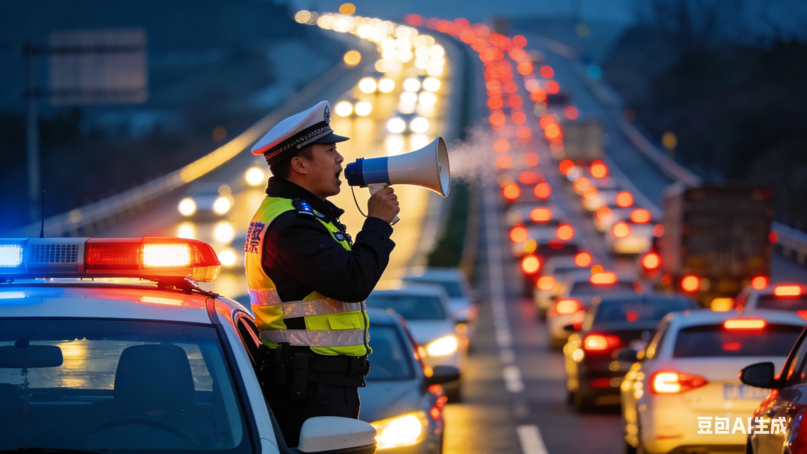 春运返程高峰高速严查龟速车,低速占道危害大