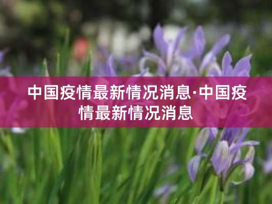 中国疫情最新情况消息·中国疫情最新情况消息